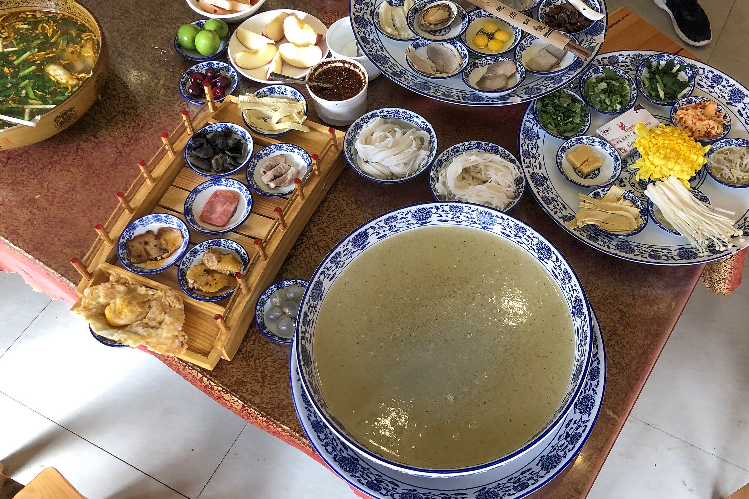 Crossing-the-Bridge Rice Noodles in Kunming