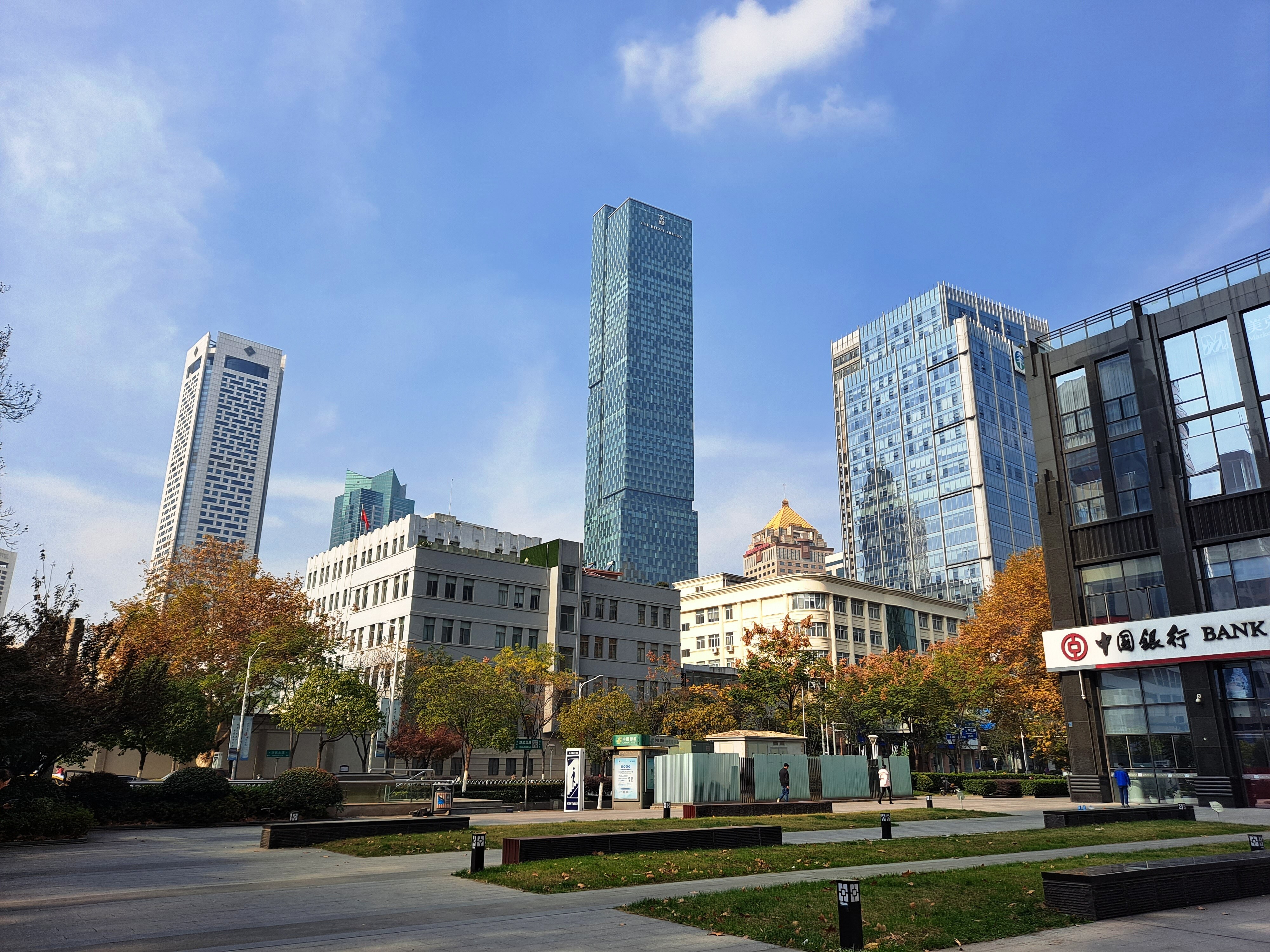 Xinjiekou Commercial District in Nanjing