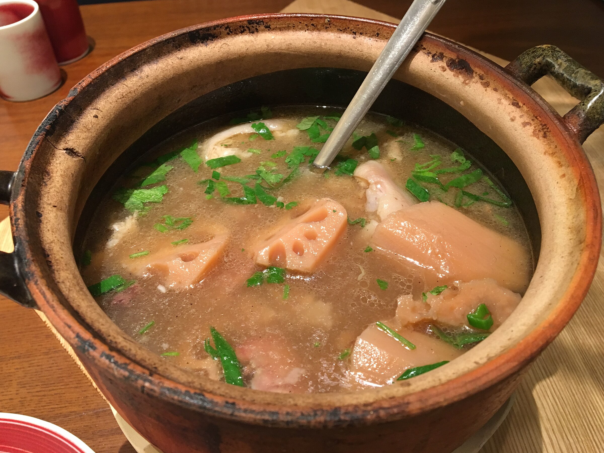 Pork Rib and Lotus Root Soup in Wuhan