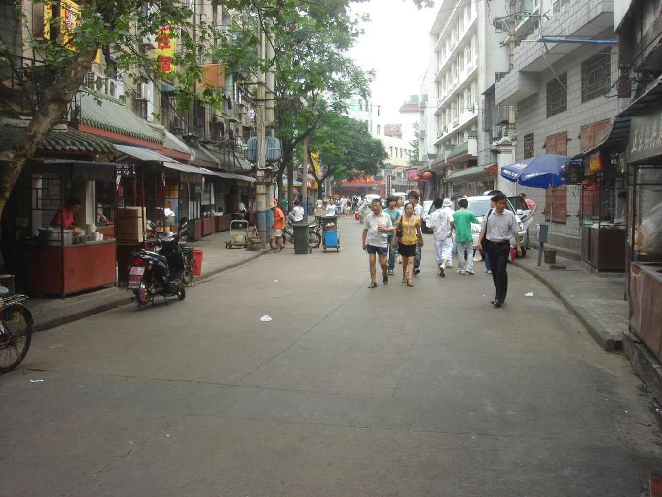 Hubu Alley Snack Market in Wuhan